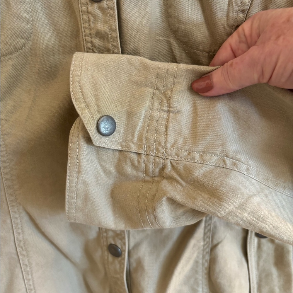 Peruvian Connection Tan Utility Jacket - image 8